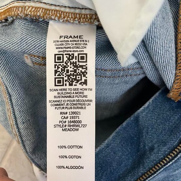 FRAME The Cuffed Wide mid-rise wide-leg jeans - Picture 5 of 5